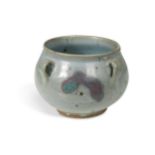 A Chinese purple splashed Junyao jar, Song-Yuan Dynasty (960AD-1368AD),