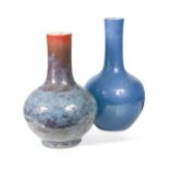 A Chinese flambé bottle vase, Qing Dynasty, 18th/19th century,