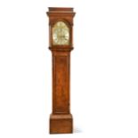 A George II walnut longcase clock,