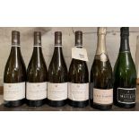Puligny Montrachet Dom Bachelet-Monnot 2009, 10 bottles; Louis Roderer Brut Premier Champagne NV,