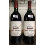 Chateau Beychevelle, St Julien 4eme Cru 1988, 2 magnums