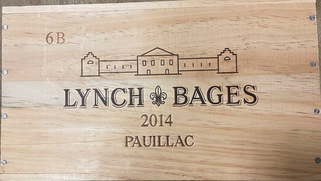Chateau Lynch Bages, Pauillac 5eme Cru 2014, 6 bottles in owc (removed from Wine Society storage)