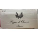 Les Cypres de Climens 2016, Barsac, 6 bottles in original carton (removed from Wine Society