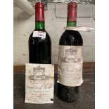 Chateau Leoville-Las Cases, St Julien 2eme Cru 1978, 2 bottles (one label worn)