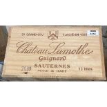 Chateau Lamothe, Sauternes 2eme Cru 2009, 12 bottles in owc