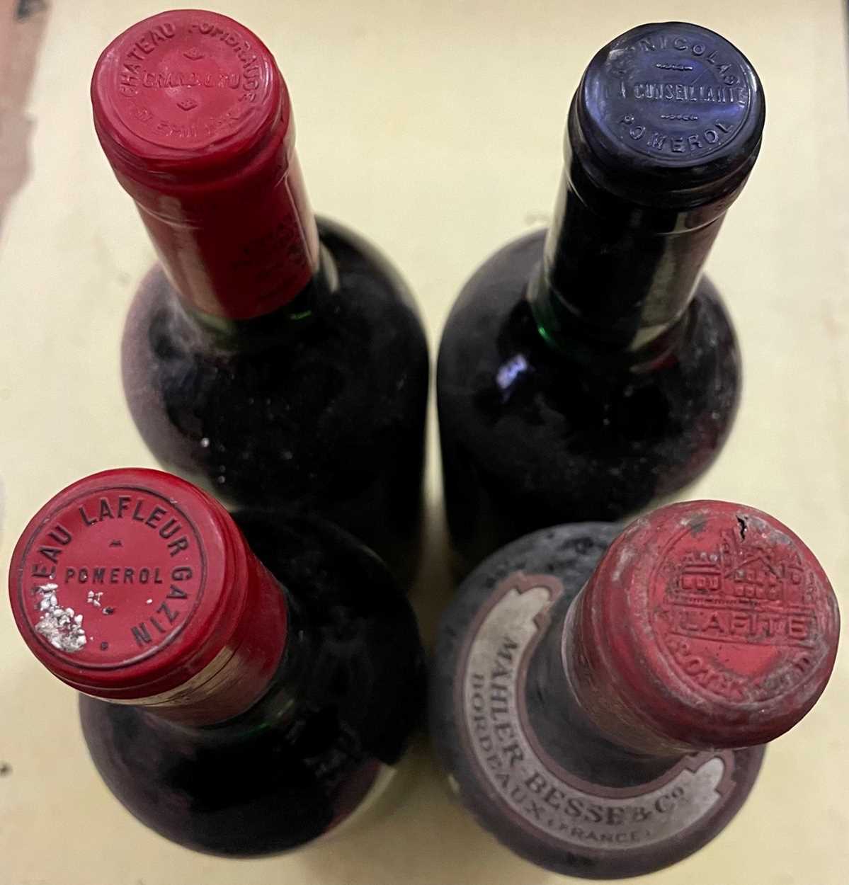 Chateau Lafite, Mahler Besse bottled, unknown vintage, low shoulder, lacking label; Chateau La - Bild 2 aus 2