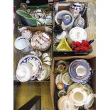 Four boxes of assorted ceramics etc.