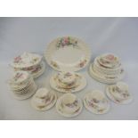 A Royal Doulton 'Arcadia' dinner service comprising one tureen, two meat plates, 12 dinner plates,