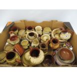 A box of Cornish mottoware.