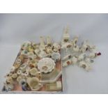 Approximately 55+ pieces of crested china including the Bruce Statue, Stirling, numerous ornaments