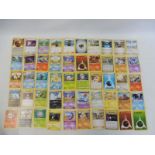 Pokemon commons and uncommon from 2010 to 2020, around 1,000 cards in fair condition.