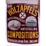 A Holzapfel's Anticorrosive and Antifouling Compositions of Newcastle pictorial enamel sign with