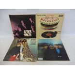 Four original Rolling Stones albums, Let it bleed, minus poster, blue Decca label, SKL5025, After-