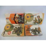 Four Airfix 1:32 scale boxed solider sets, to include The Modern German Infantry and American