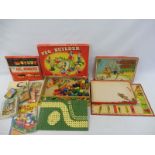 A selection of 1950s card games etc.
