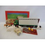 A boxed Britains rainbox pack circa 1986 Animal Transporter, no. 96731, with accessories, box