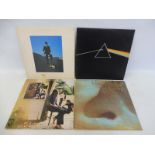 A small collection of Pink Floyd LPs to include Ummagumma, on the EMI harvest label, appears in at