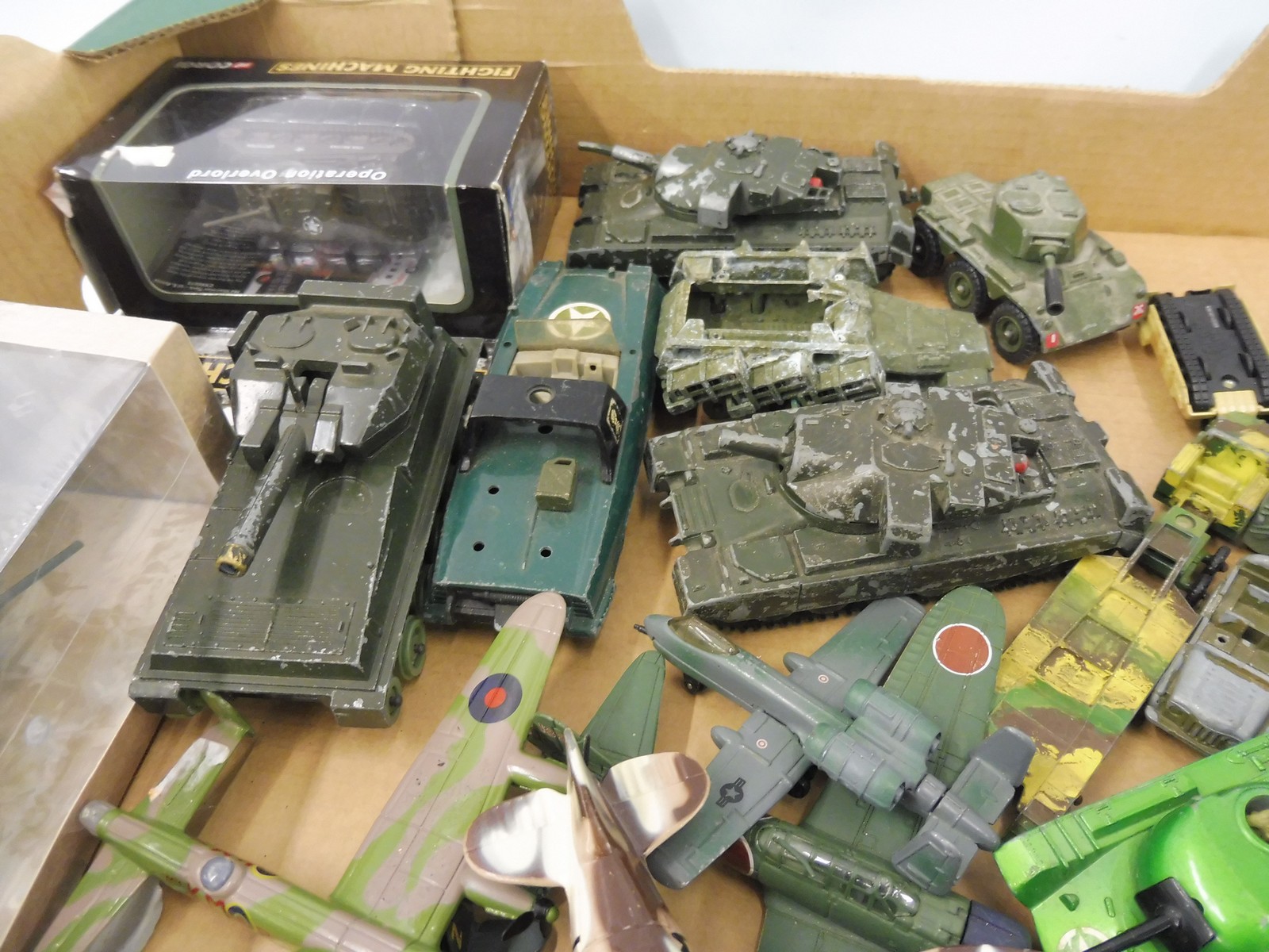 A quantity of military playworn die-cast models, to include Matchbox, Corgi and others. - Image 2 of 3