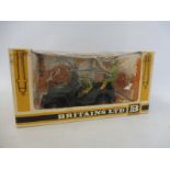 A circa 1974 Britains US Jeep with figures in near excellent condition, box good.