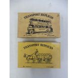 Two boxed Transport Replicas by Varney, one a Routemaster bus, the other a Whitbread dray and