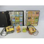 Pokemon - an extensive collection of cards in albums, including some rare first edition Holo back