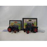 Britains Vintage Tractor Series - Fordson 27N Major and the Lanz Diesel, both boxed in near mint