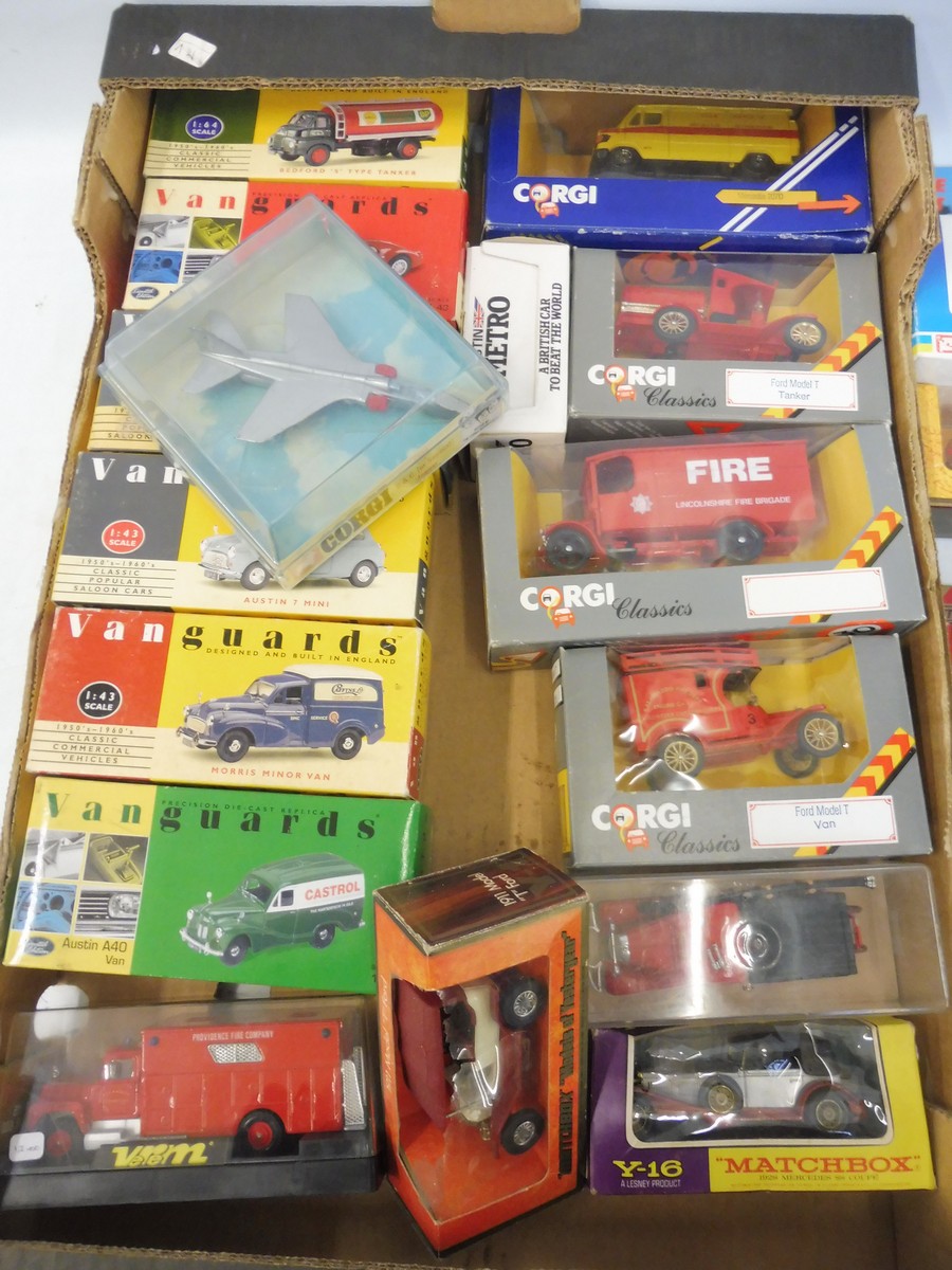 A quantity of boxed die-cast vehicles to include 1:43 scale Vanguards, Corgi etc.