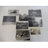 Two printed photographs of Adolf Hitler plus a small amount of reproduction photographs of German