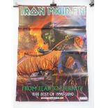 An Iron Maiden glossy poster, Matter of Life and Death, double sided.