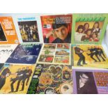 17 LPs, 1960s Pop Beat, various artists including The Beatles and Beach Boys.