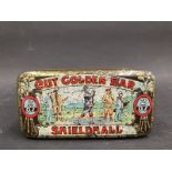 A Shieldhall Cut Golden Bar golfing related tin.