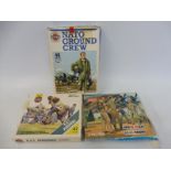 Three Airfix HO/OO gauge sets, to include early issue USAF and others.