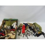 A large quantity of original Action Man clothing and accessories, circa 1960s-1980s.