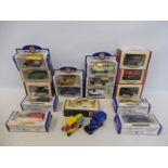 A tray of boxed die-cast models including Oxford die-cast plus two further loose models.