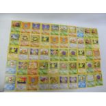 Pokemon jungle cards inc. Holo Snorlax, Holo Kangaskhan, Vaporean around 300 commons.