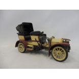 A Schuco 'Mercedes Simplex' 32 PS model 1902 tinplate clockwork car, no. 1229.