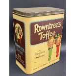 A Rowntree's Toffee rectangular tin, of good colour.