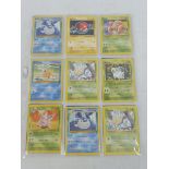 Pokemon base set two cards in good condition.