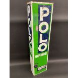 A Polo Peppermints wall mounted vending machine, 9 x 35 1/2".