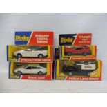 Four boxed 1970s Dinky Toys, including a Police Land Rover, no.277.