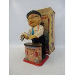 A boxed Rosko Toys battery powered 'Charley Weaver' Bartender.