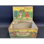 A Rowntree's Easter Chocolate counter top dispensing box, 9 1/2" w x 5" h x 6 3/4" d.