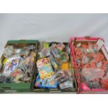 A large quantity of plastic figures including Playmobil, MacDonalds etc.