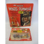 Two TV related carded items, one a Britains Worzel Gummidge, the other a Corgi Juniors Tom and