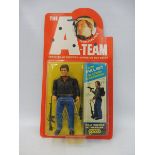 An original Galoob A Team carded figure, 'Templeton Peck (Face)', overall very good condition,