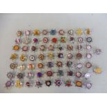 A tray of Fire Brigade badges, various counties.