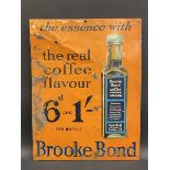 A Brooke Bond coffee essence pictorial tin advertising sign, 12 1/2 x 16".