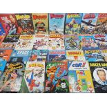 A large collection of mainly 1960s and 1970s boy's annuals to include Star Trek, Z-Cars, Flash