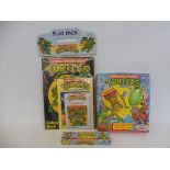 A Teenage Mutant Ninja Turtles Activity pack, toothpaste and bubble bath and soap gift set, all