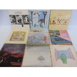 Nine Genesis albums including Trespass first press on original Charisma label complete with lyric